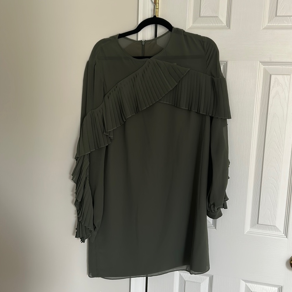 Keepsake the Label Sage Ruffle Dress